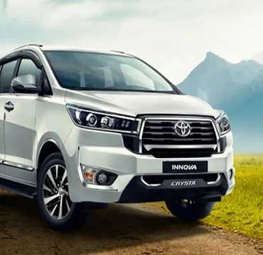 Innova Crysta for rent and booking
